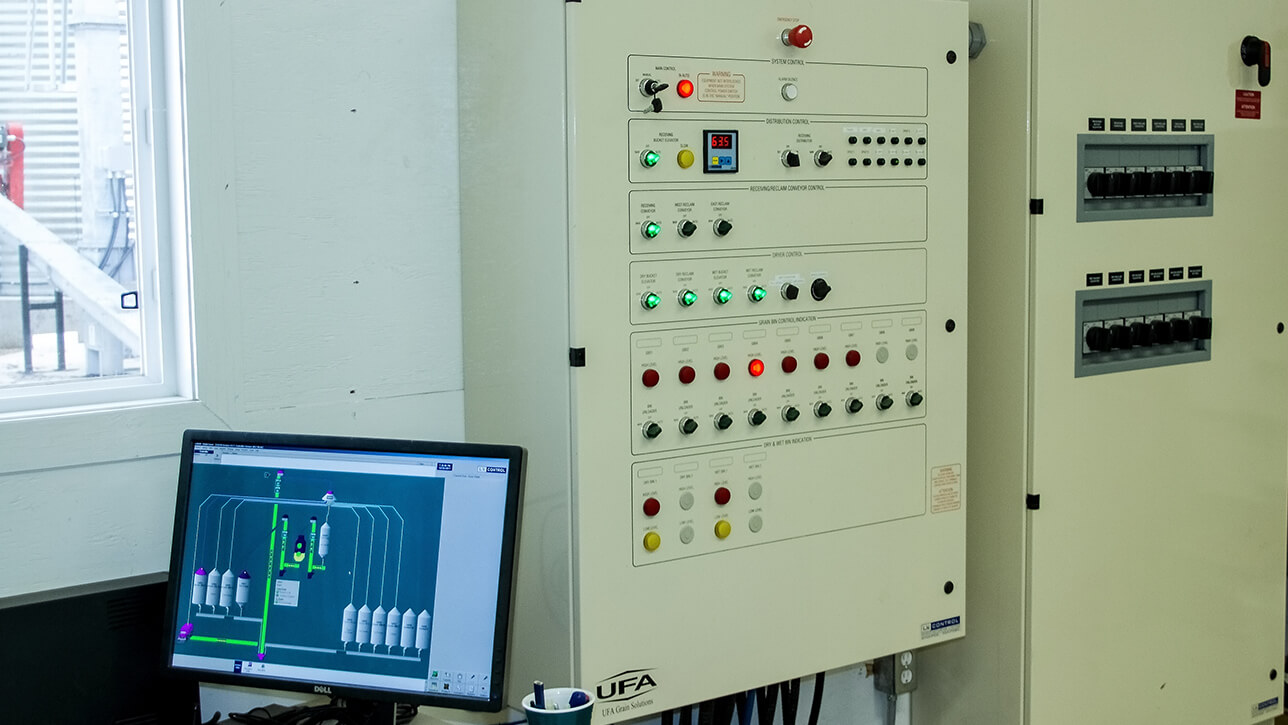UFA installed LV Control Centre for Grain Handling System