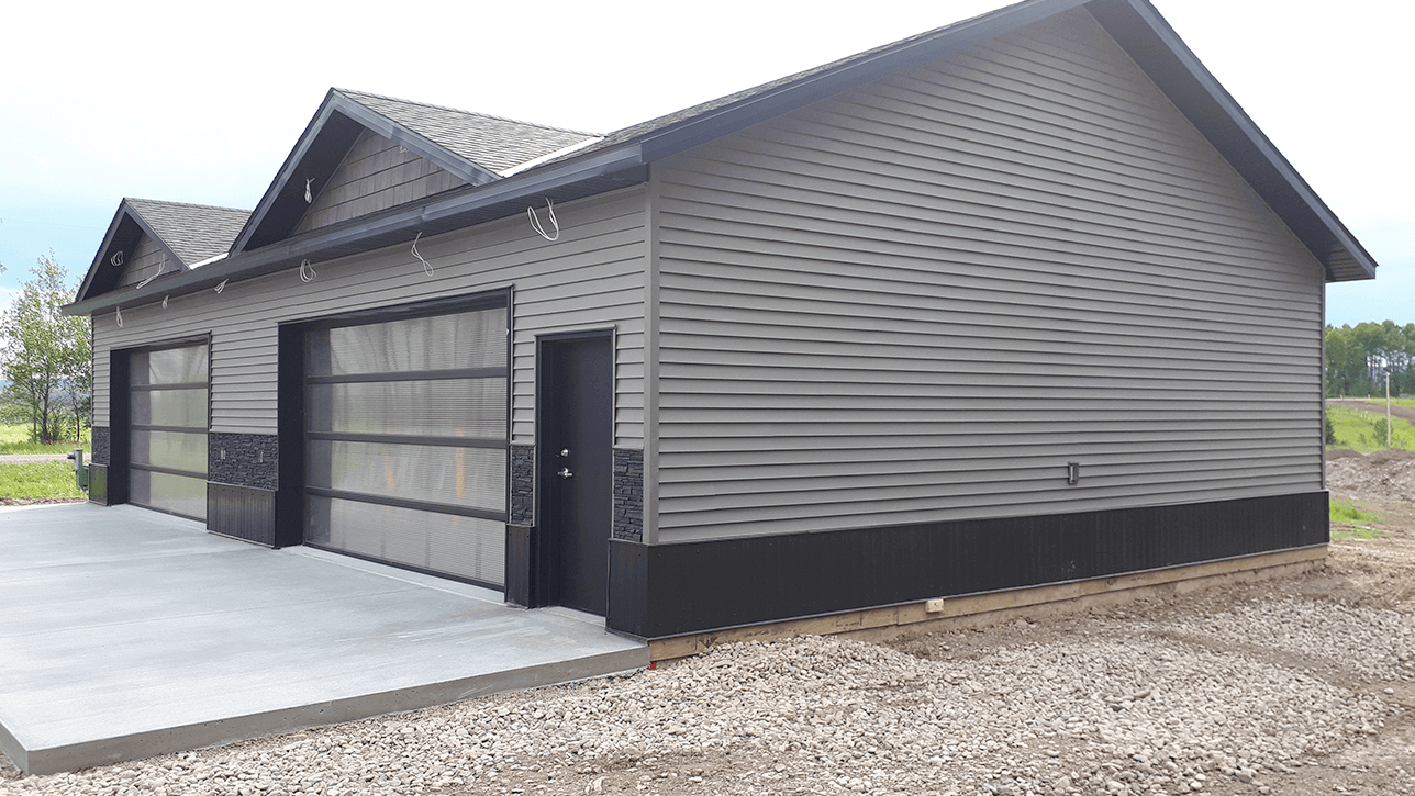 exterior of garage
